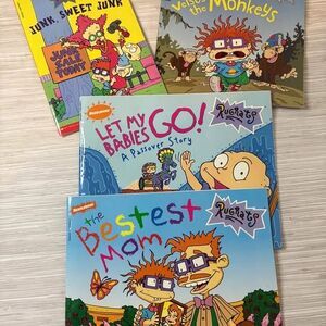 RUGRATS VINTAGE1997/1998 book lot great condition